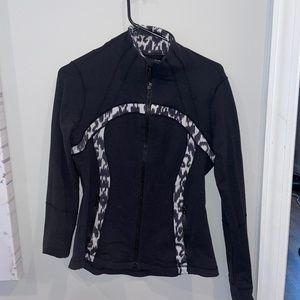 Black LuluLemon Activewear Jacket
